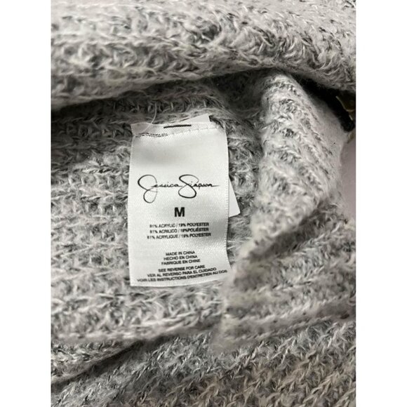 Jessica Simpson Gray Knitted Sweater Size Medium - Picture 10 of 10